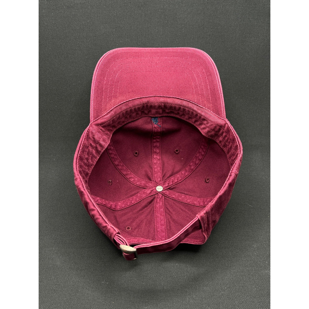 Polo Ralph Lauren Burgundy Washed Dad Hat – Adjustable Cotton Cap