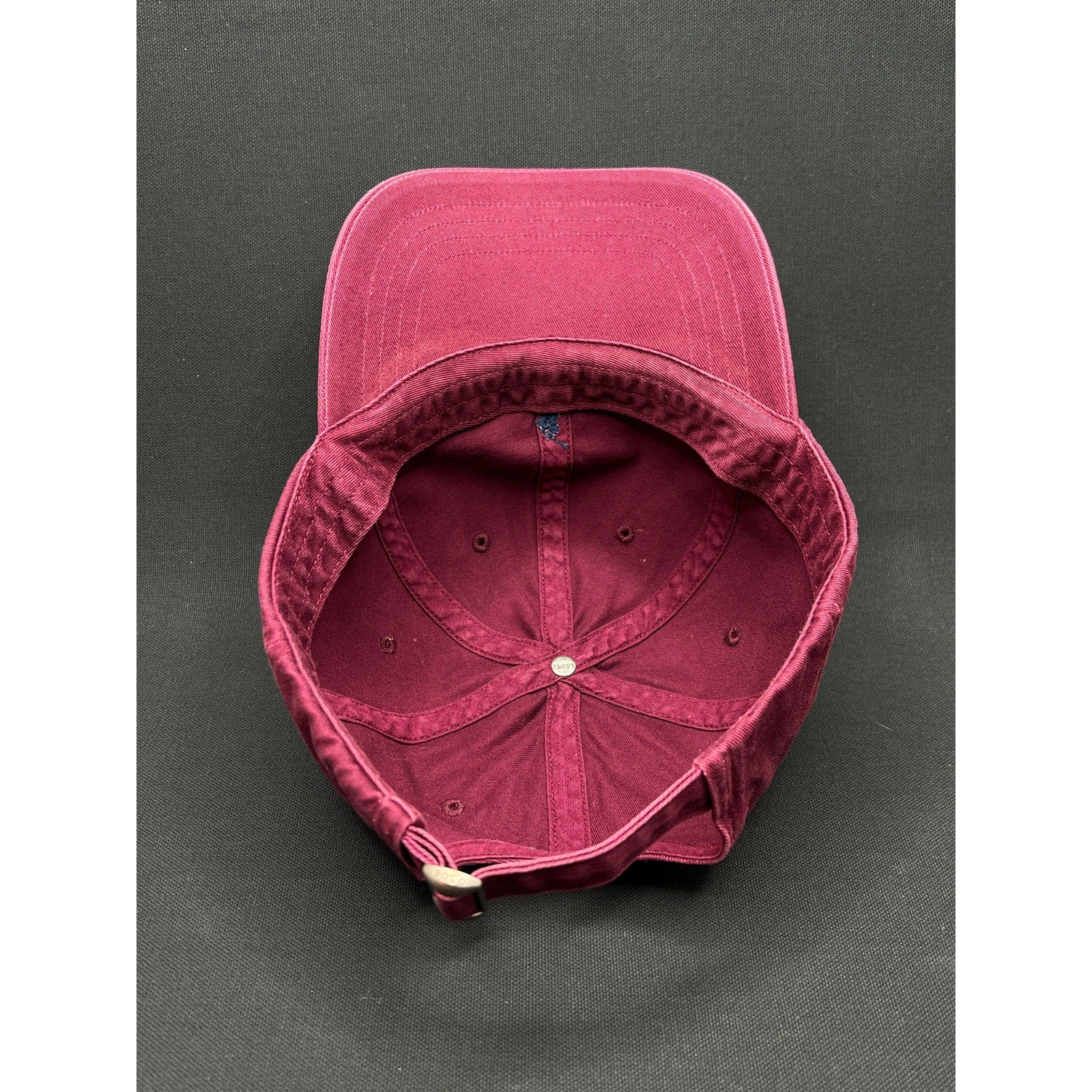 Polo Ralph Lauren Burgundy Washed Dad Hat – Adjustable Cotton Cap