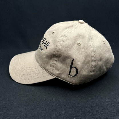 Butchr Bar Echo Park Los Angeles Strapback Hat OTTO Cap Beige