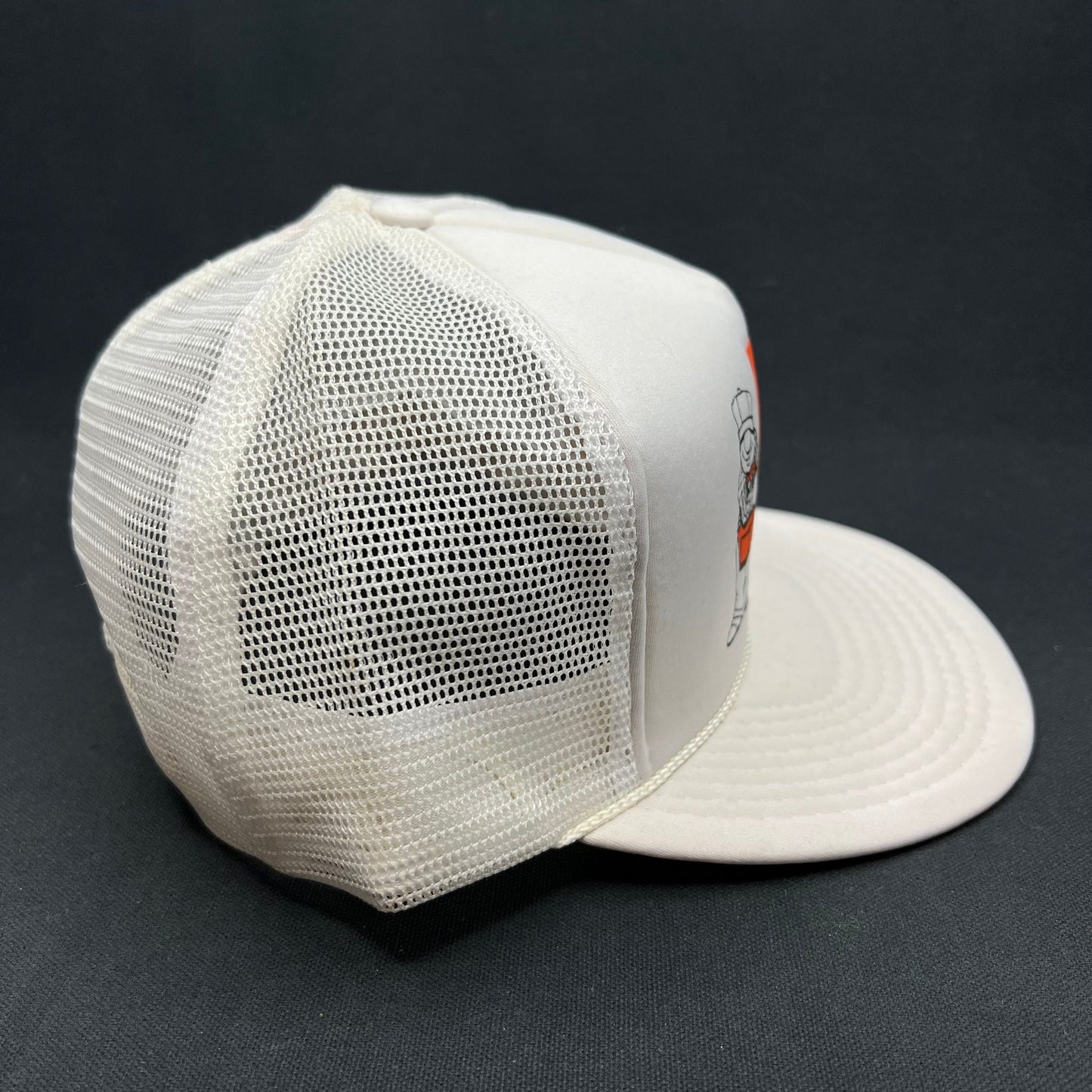 Vintage 80s Home Depot Trucker Snapback Hat Logo Patch USA Style