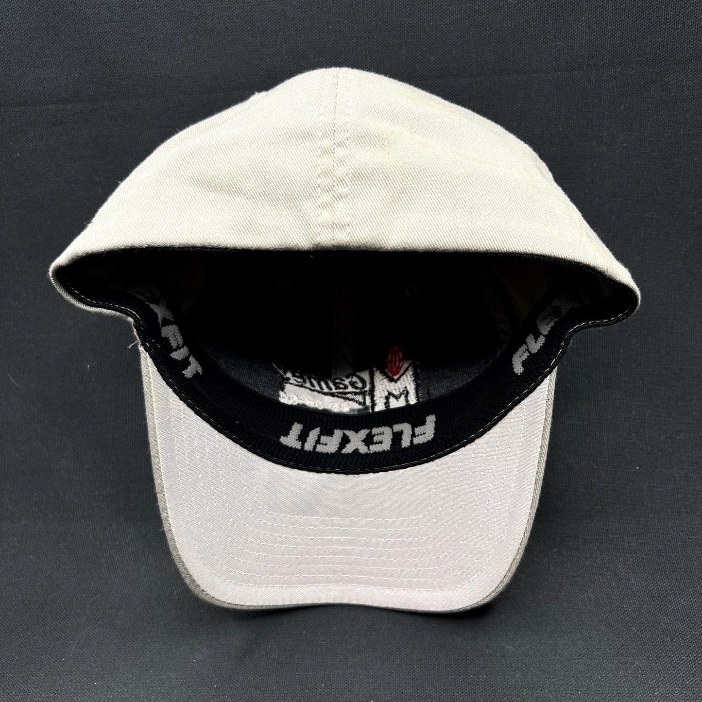 M Games 2004 Flexfit Hat S/M Gray Event Cap Yupoong Flexfit