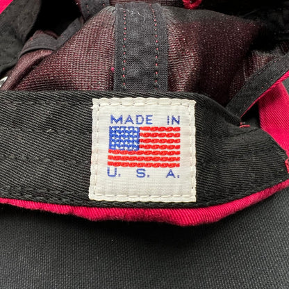 NOAH USA Red Logo Strapback Hat Streetwear Made in USA