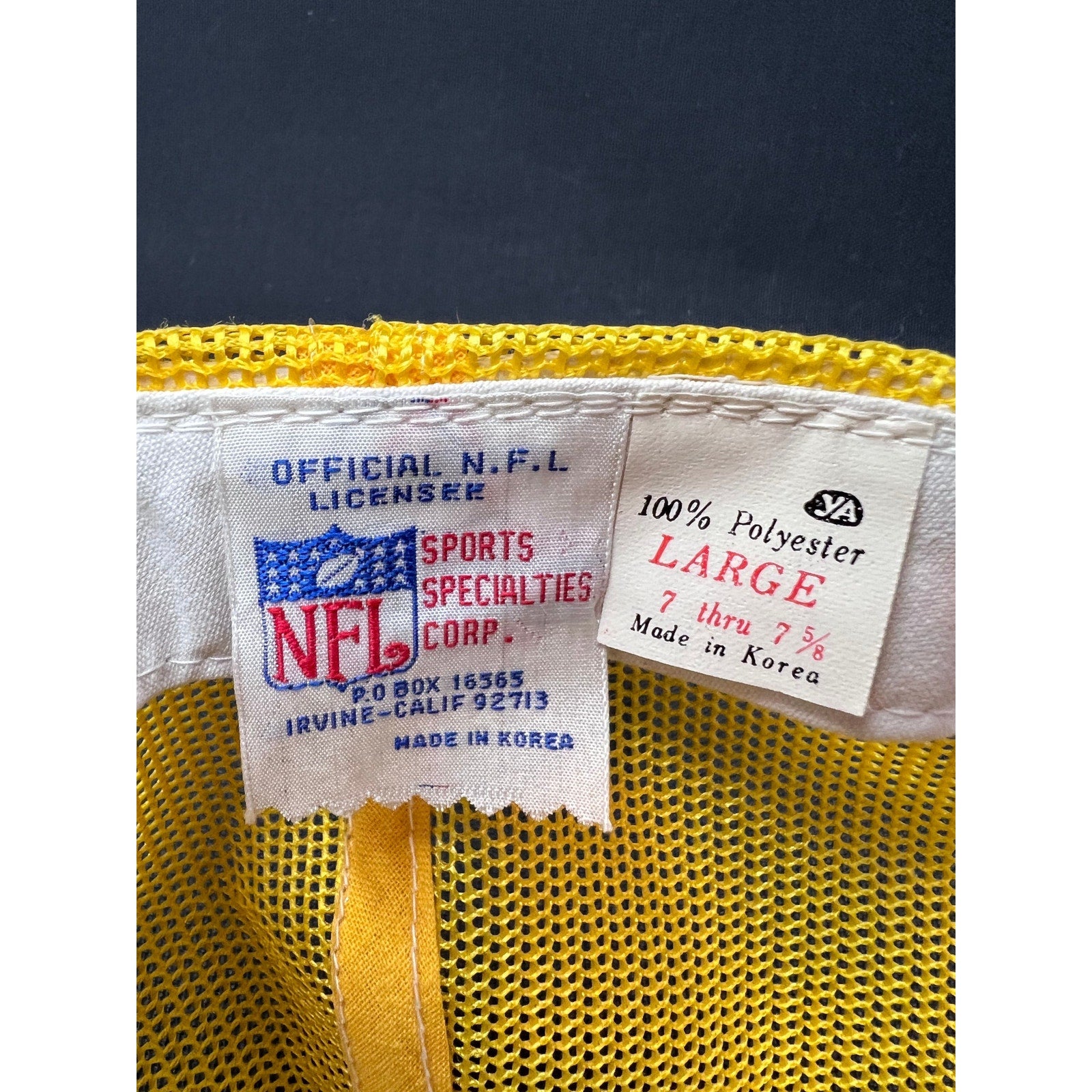 Vintage 80s Washington Redskins Rope Trucker Hat Sports Specialties Korea