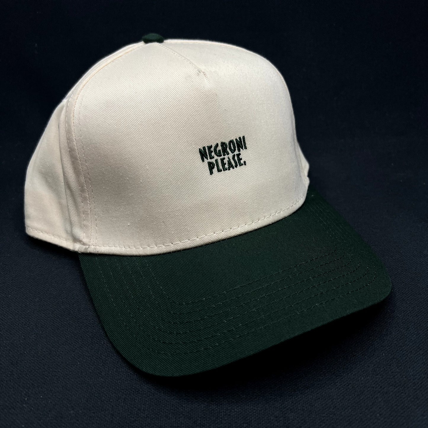 Negroni Please Nostalgia Killer Strapback Cocktail Bar Hat