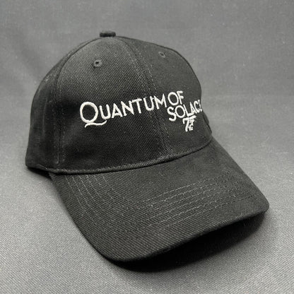 James Bond Quantum of Solace 007 Strapback Hat Black James Bond Promo Cap
