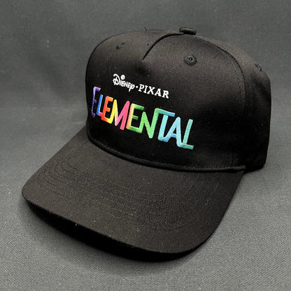 Disney Pixar Elemental Movie Promo Strapback Hat Black