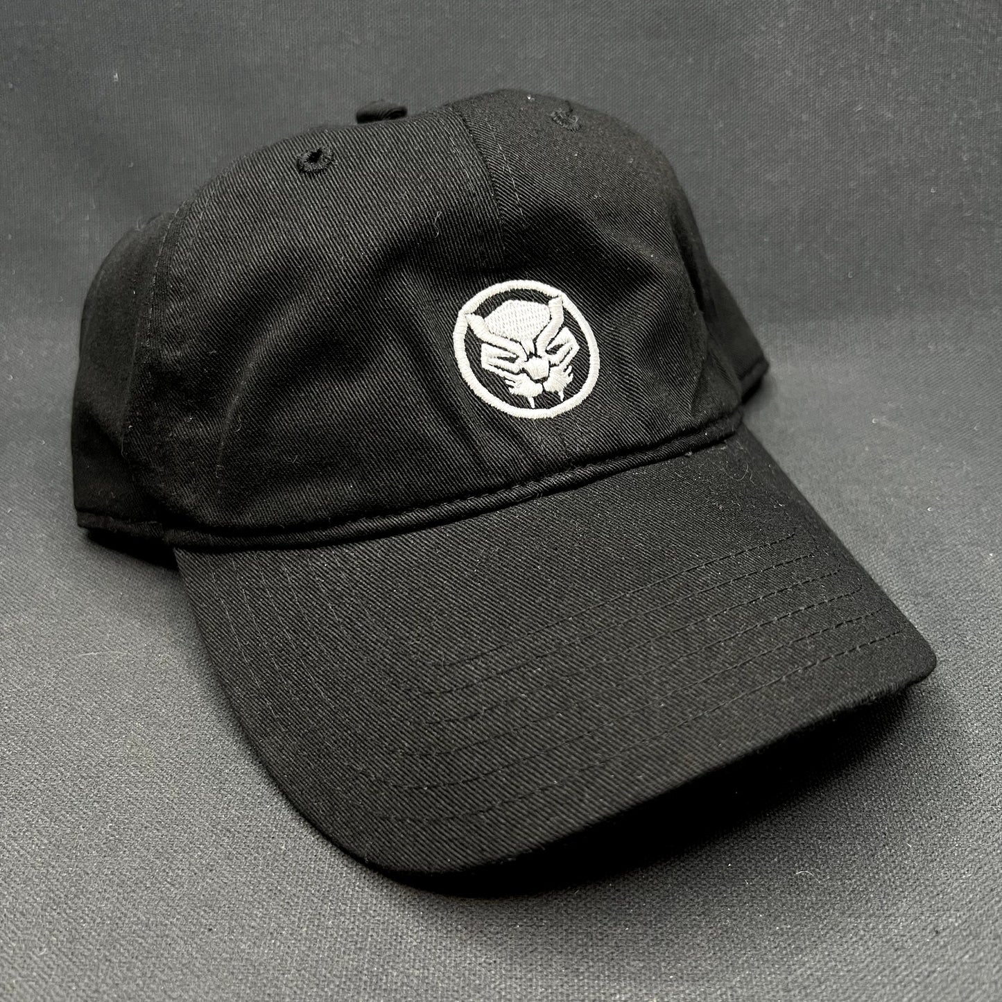 2018 Marvel Black Panther Logo Strapback Hat Movie Promo Cap