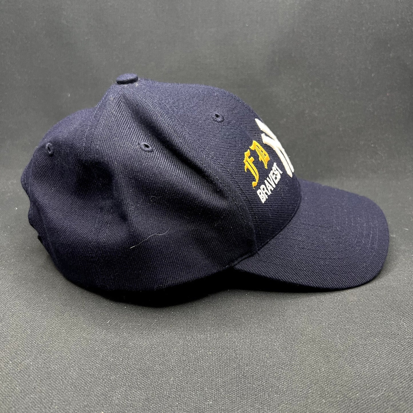 Vintage New York Yankees FDNY NYPD Twins Enterprise Snapback Hat MLB Fire Police