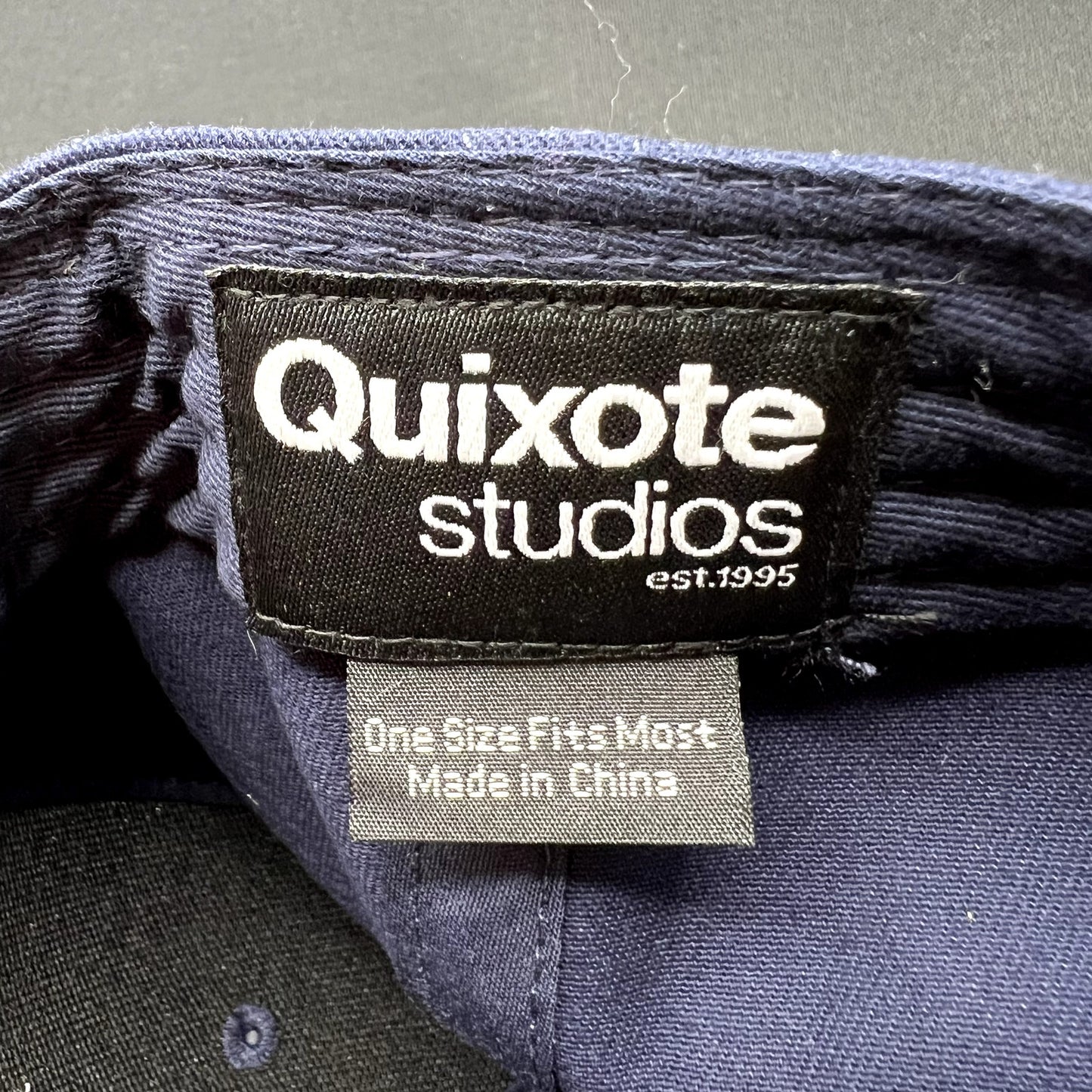 Quixote Studios Los Angeles Snapback Hat Navy Film Production Cap