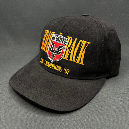 Vintage DC United Back to Back Champions 1996 1997 Snapback Hat MLS