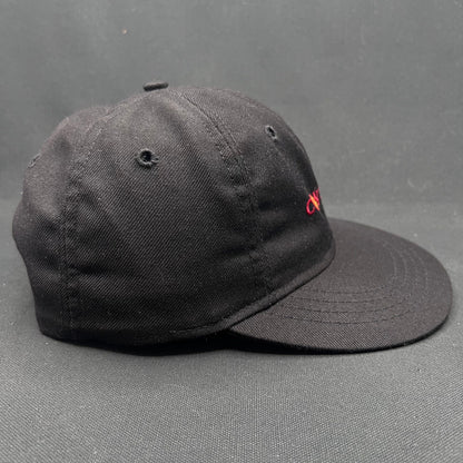 Vintage Columbia Convert Snapback Hat Black Spellout Cap