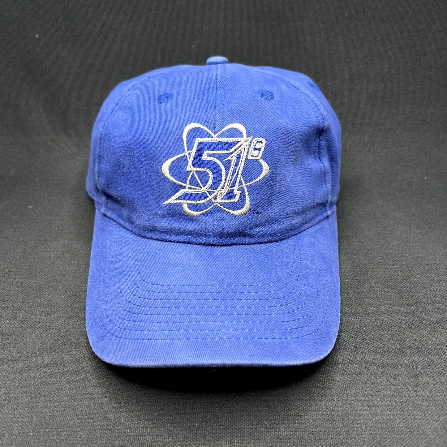 Las Vegas 51s Atomic Logo Strapback Hat Blue MiLB Coney Island Emporium Cap