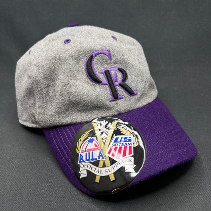 Colorado Rockies ’47 Brand Wool Strapback Hat Bula US Ski