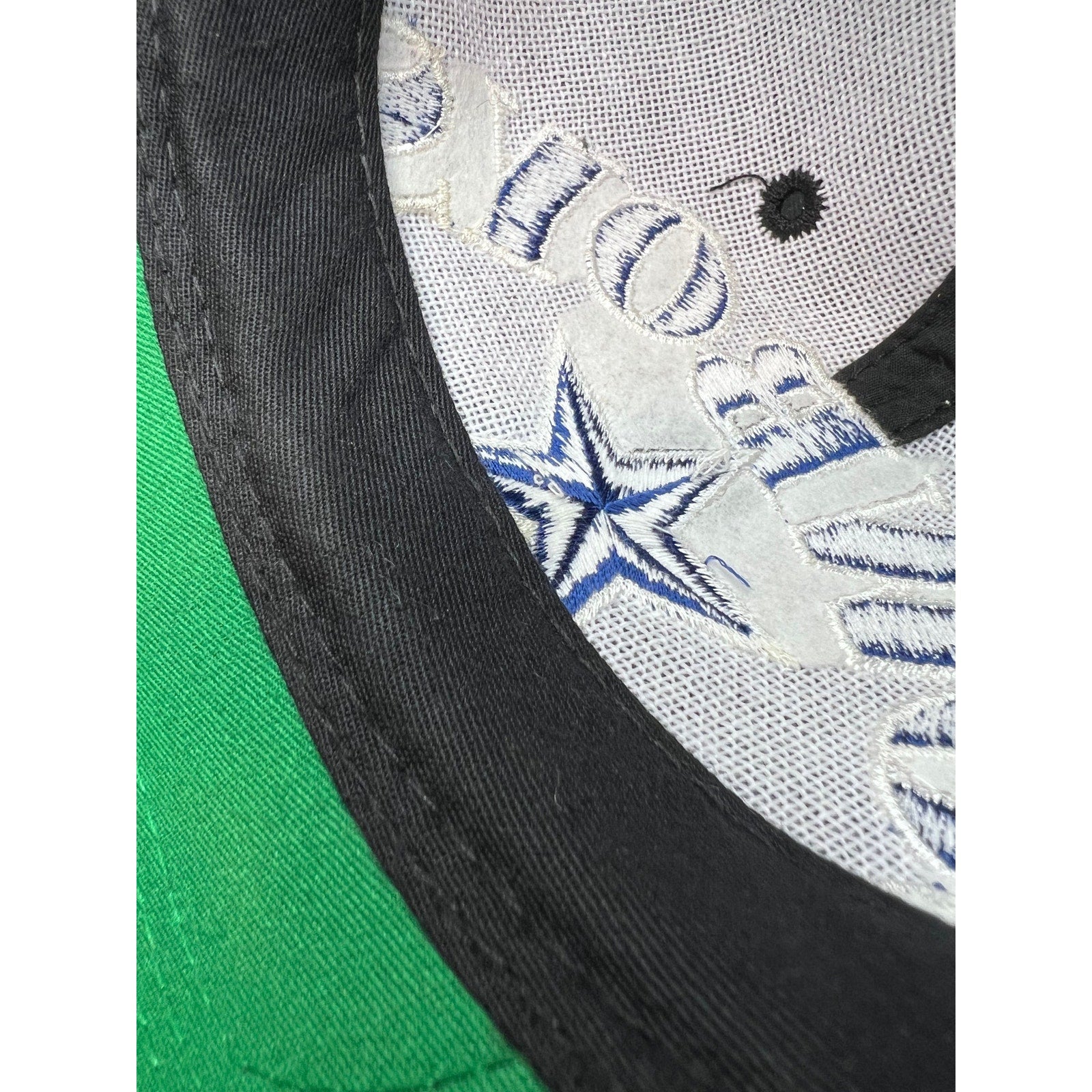 Vintage Dallas Cowboys Snapback Hat AnnCo 5X NFL Super Bowl Champs Black