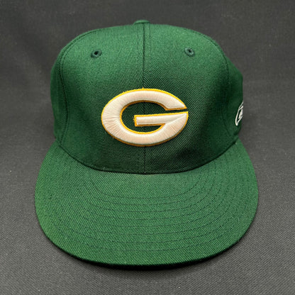 Vintage Green Bay Packers Reebok On-Field Fitted Hat Green