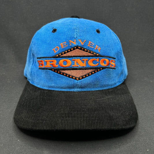 Vintage Denver Broncos Starter Corduroy Strapback NFL Hat