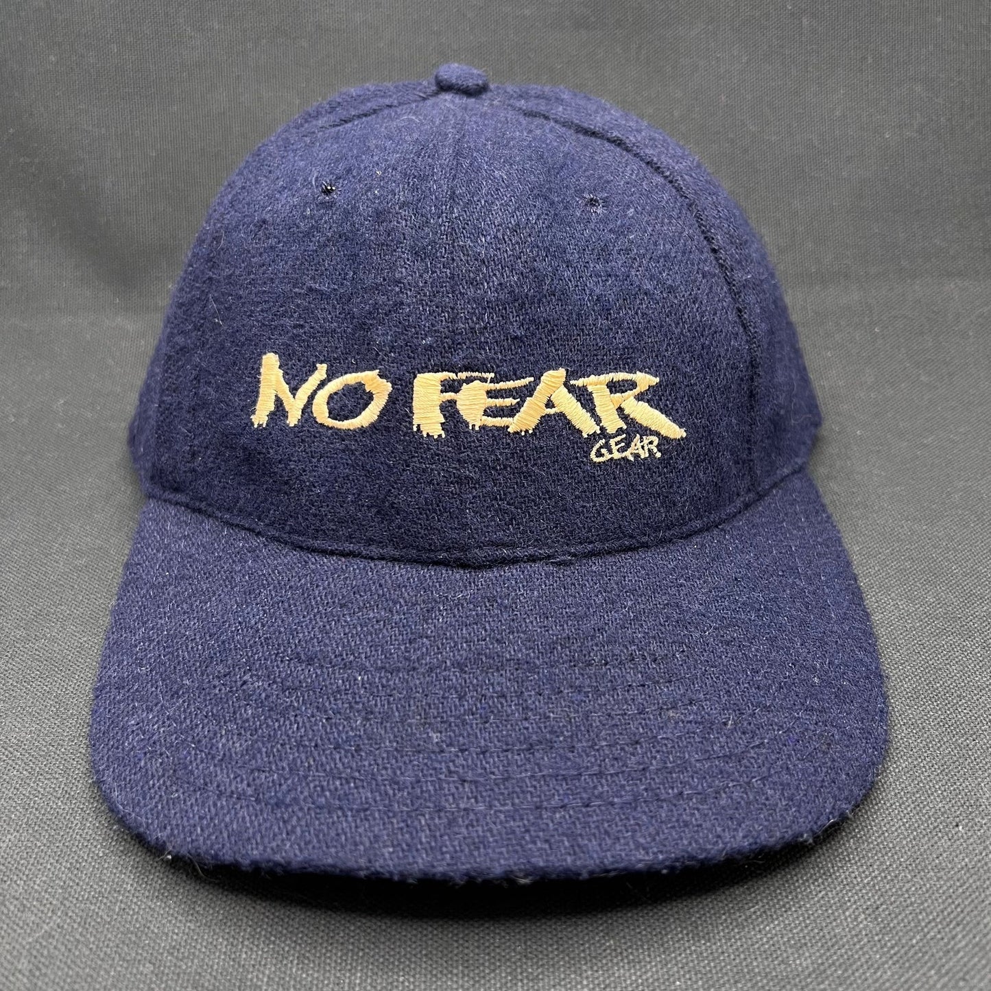 Vintage 90s No Fear Gear Snapback – Made in USA Wool