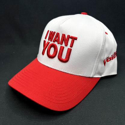 The Voice Team Official Michael Bublé “I Want You” Snapback Hat Red White