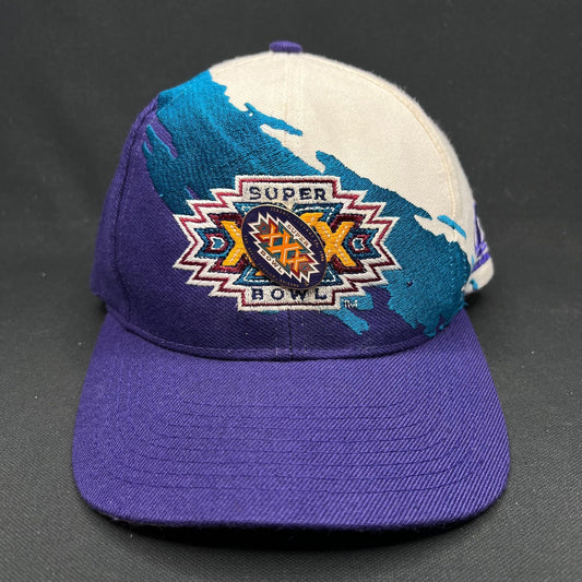 Vintage Super Bowl XXX Snapback Logo Athletic Splash Original Pin 1996