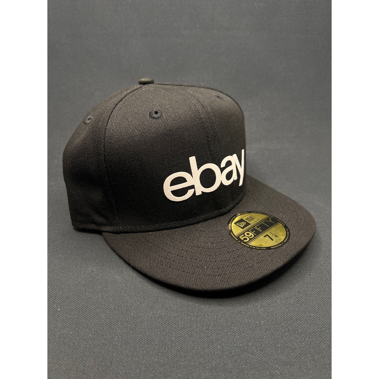 Rare eBay x New Era 59FIFTY Fitted Hat – Size 7 1/4 (Black / Promo Exclusive)