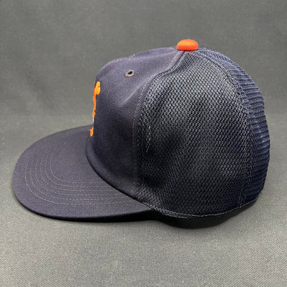 Vintage Yomiuri Giants Snapback Hat Mesh Trucker Japan Baseball Black