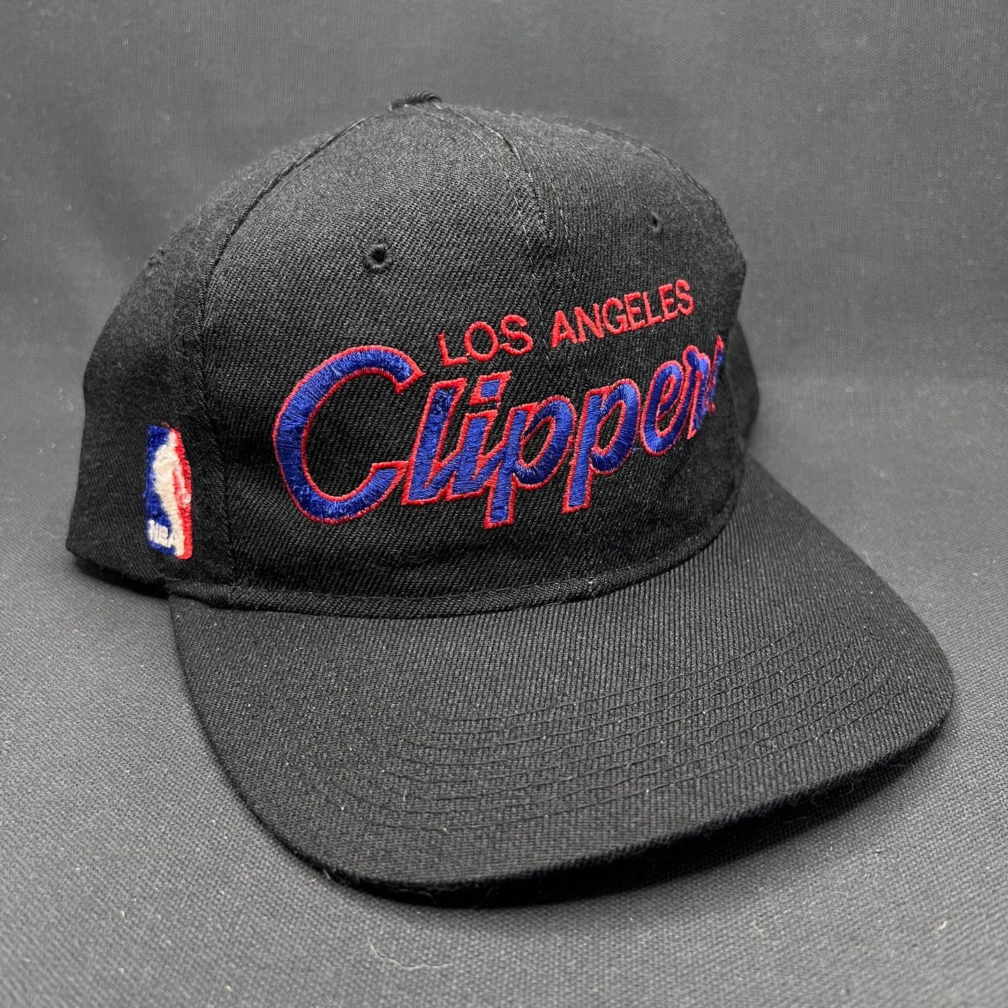 Vintage LA Clippers Sports Specialties Script Snapback Hat NBA