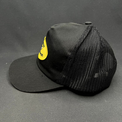 Vintage Petroleum Helicopters Snapback Trucker Hat Black Mesh Oilfield Aviation