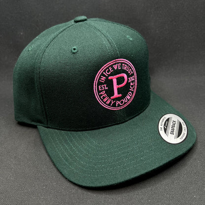 Penny Pound Ice In Ice We Trust Snapback Hat Yupoong Classics