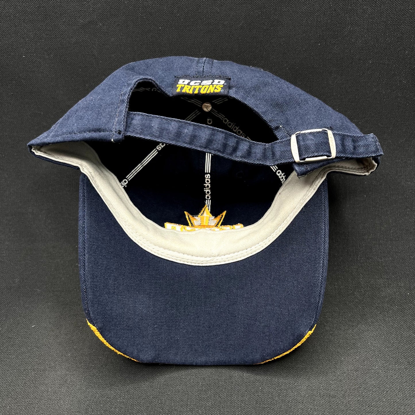 Adidas UCSD Tritons Strapback Hat Navy Gold University of California San Diego