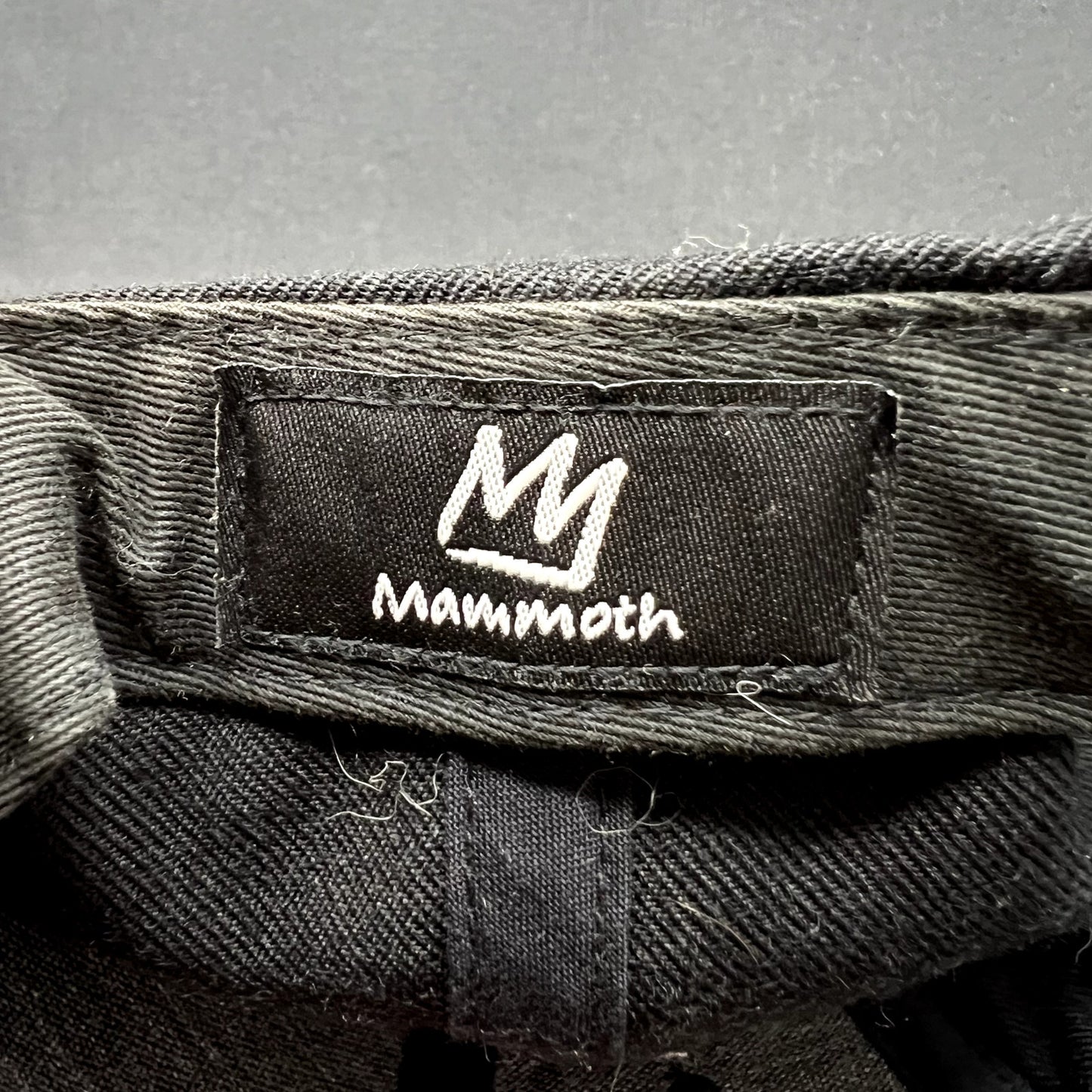 Mammoth Mountain Tropical Floral Brim Snapback Hat Black Resort Cap