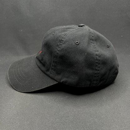 Polo Ralph Lauren Pony Strapback Hat Black Red Logo Adjustable Cap