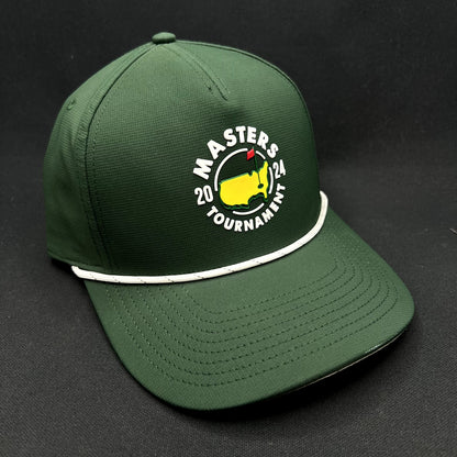 2024 Masters Tournament Augusta National Golf Snapback Rope Hat Green