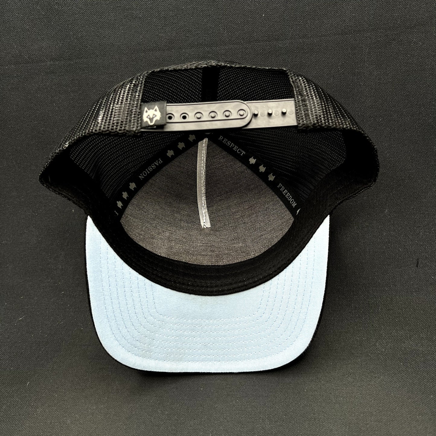 Greyson Clothiers Cross Arrows Wolf Trucker Snapback Hat Black Golf Cap