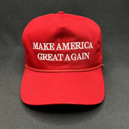 Official Make America Great Again MAGA Snapback Hat USA Made Cali-Fame Red