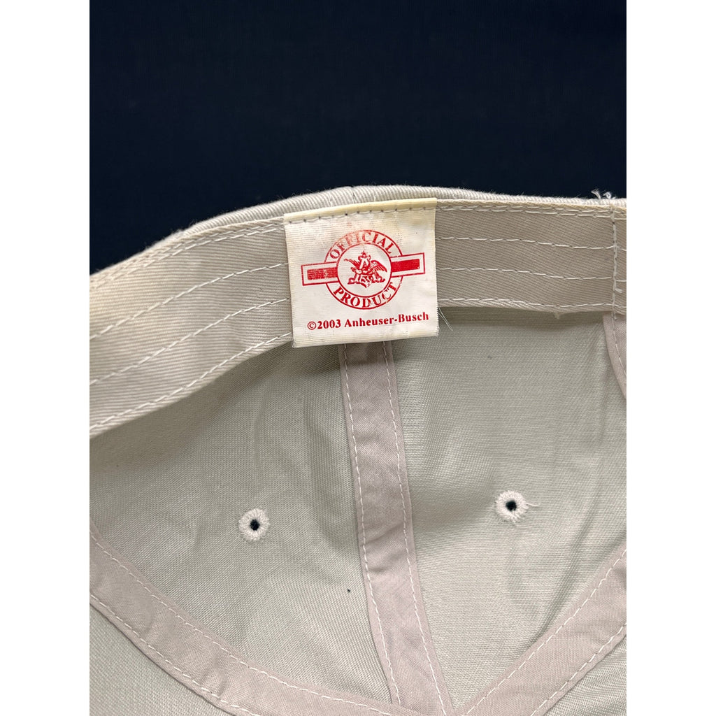 2003 Budweiser Script Logo Hat – Official Anheuser-Busch Adjustable Cap