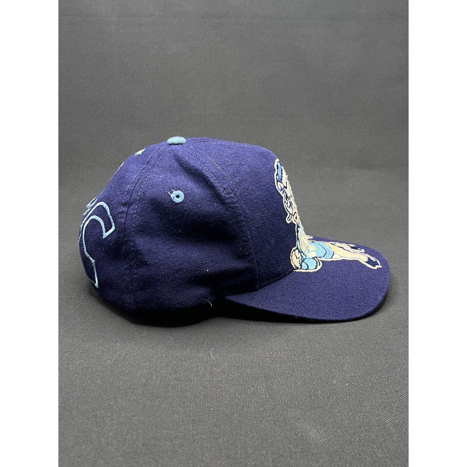 Vintage 1984 UNC Tar Heels Rameses Mascot Snapback by Signature Sportswear Rare