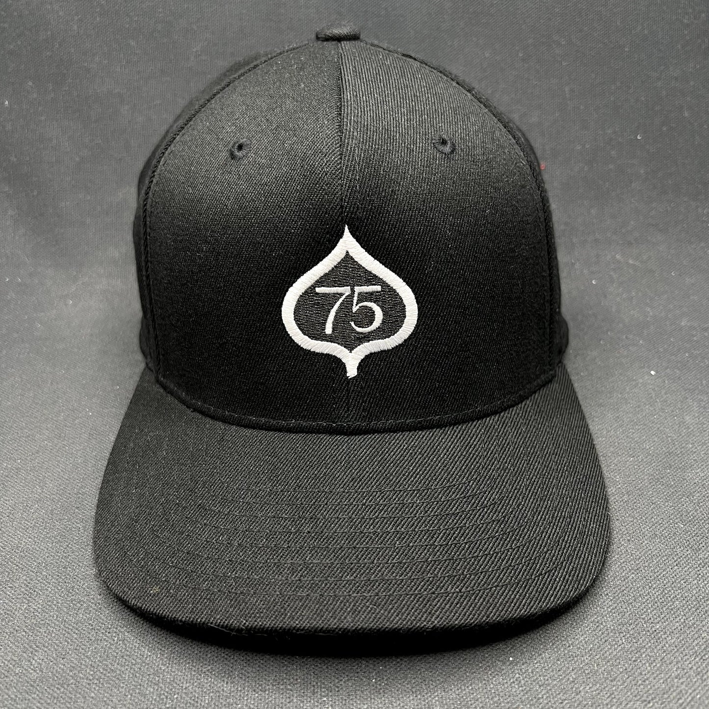 2022 Aspen 75th Anniversary Celebration Snapback Hat Black Yupoong 110