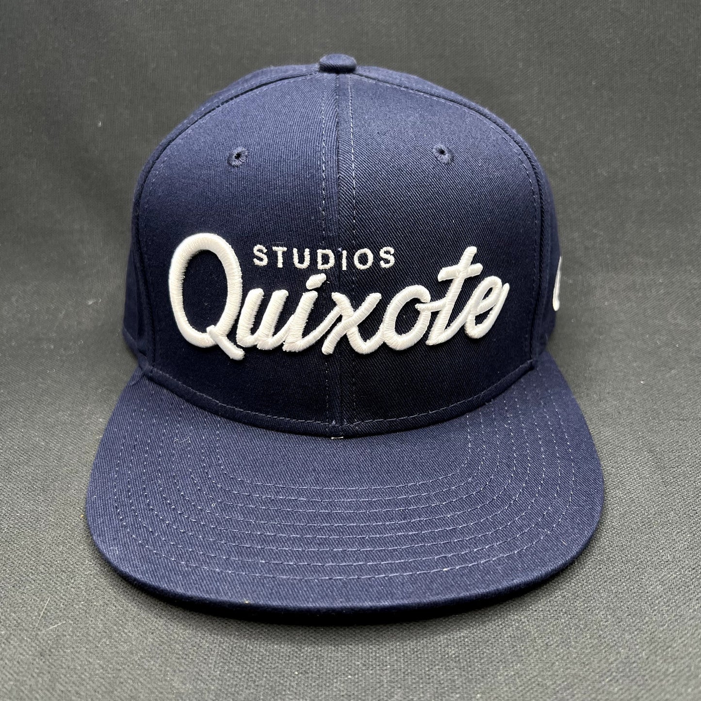 Quixote Studios Los Angeles Snapback Hat Navy Film Production Cap