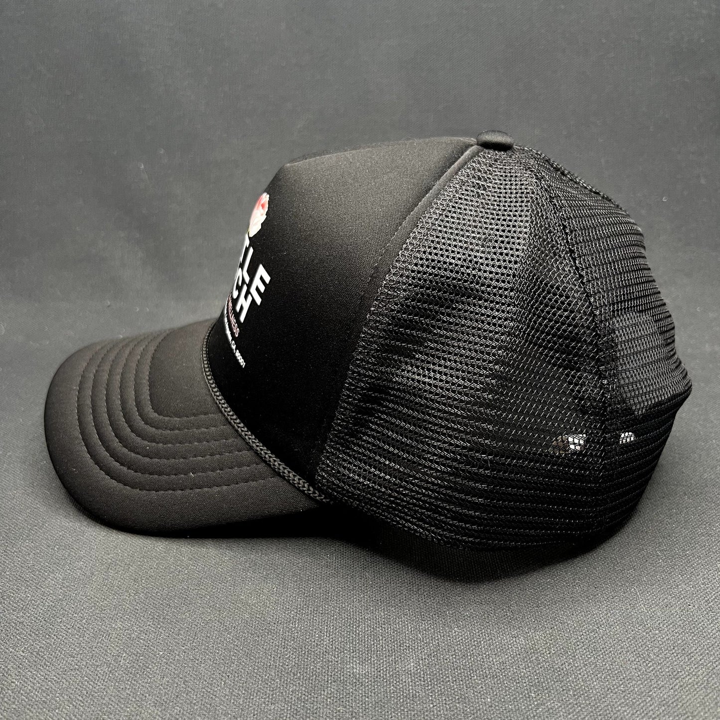 Coney Island Picnic Gentle Touch MedSpa Trucker Snapback Hat Black