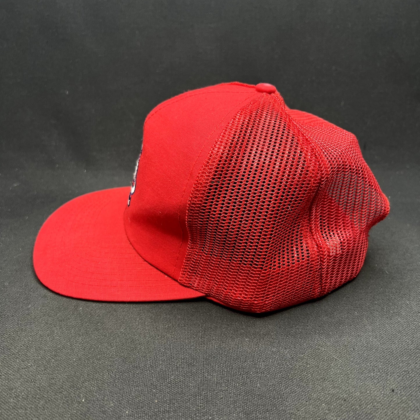 Vintage St. Louis Cardinals Twins Enterprise Mesh Snapback Hat Red MLB Taiwan
