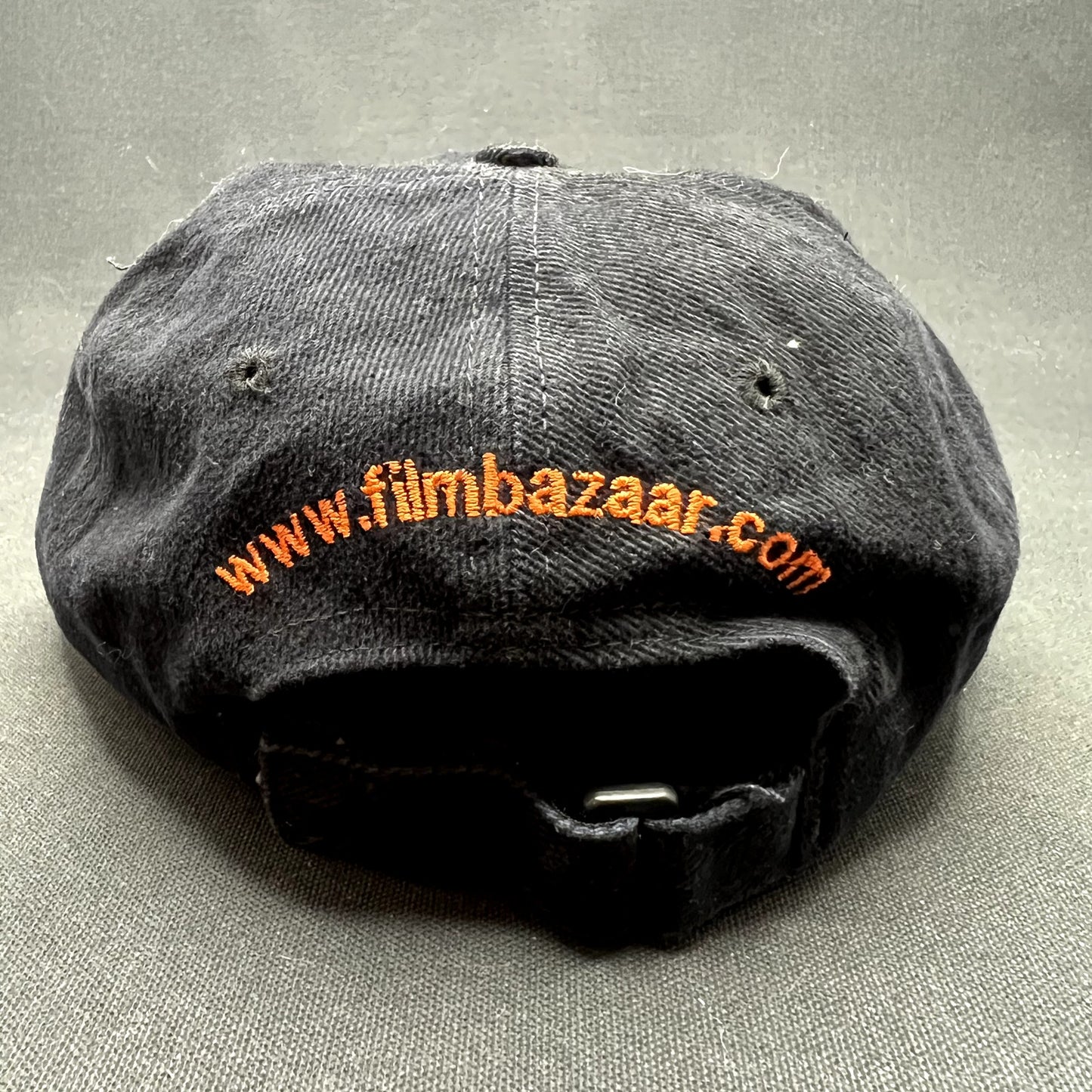 Vintage FilmBazaar.com Strapback Hat Black Orange Movie Film Promo Cap