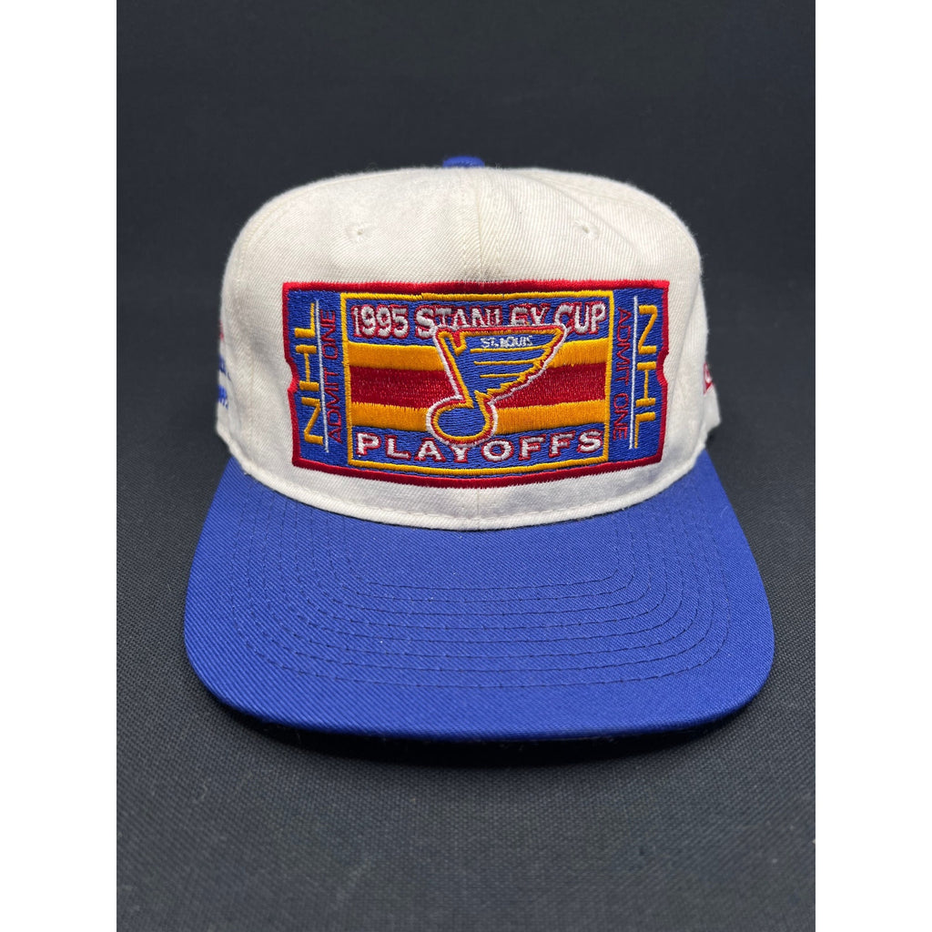 Extremely Rare 1995 St. Louis Blues Stanley Cup Playoffs “Admit One Ticket” Hat
