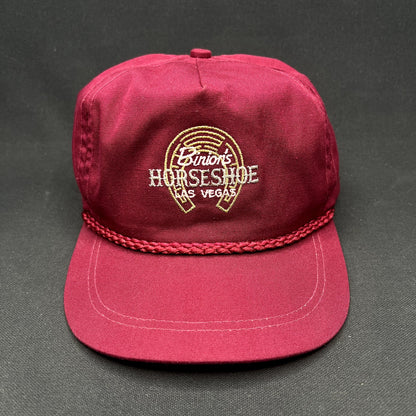 Vintage Binion’s Horseshoe Las Vegas Strapback Hat Casino