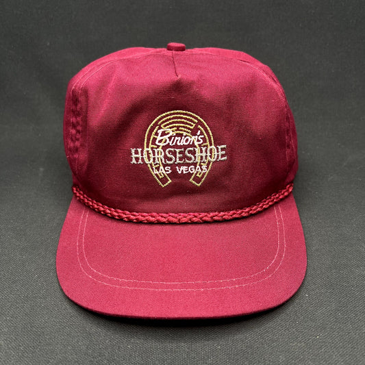 Vintage Binion’s Horseshoe Las Vegas Strapback Hat Casino