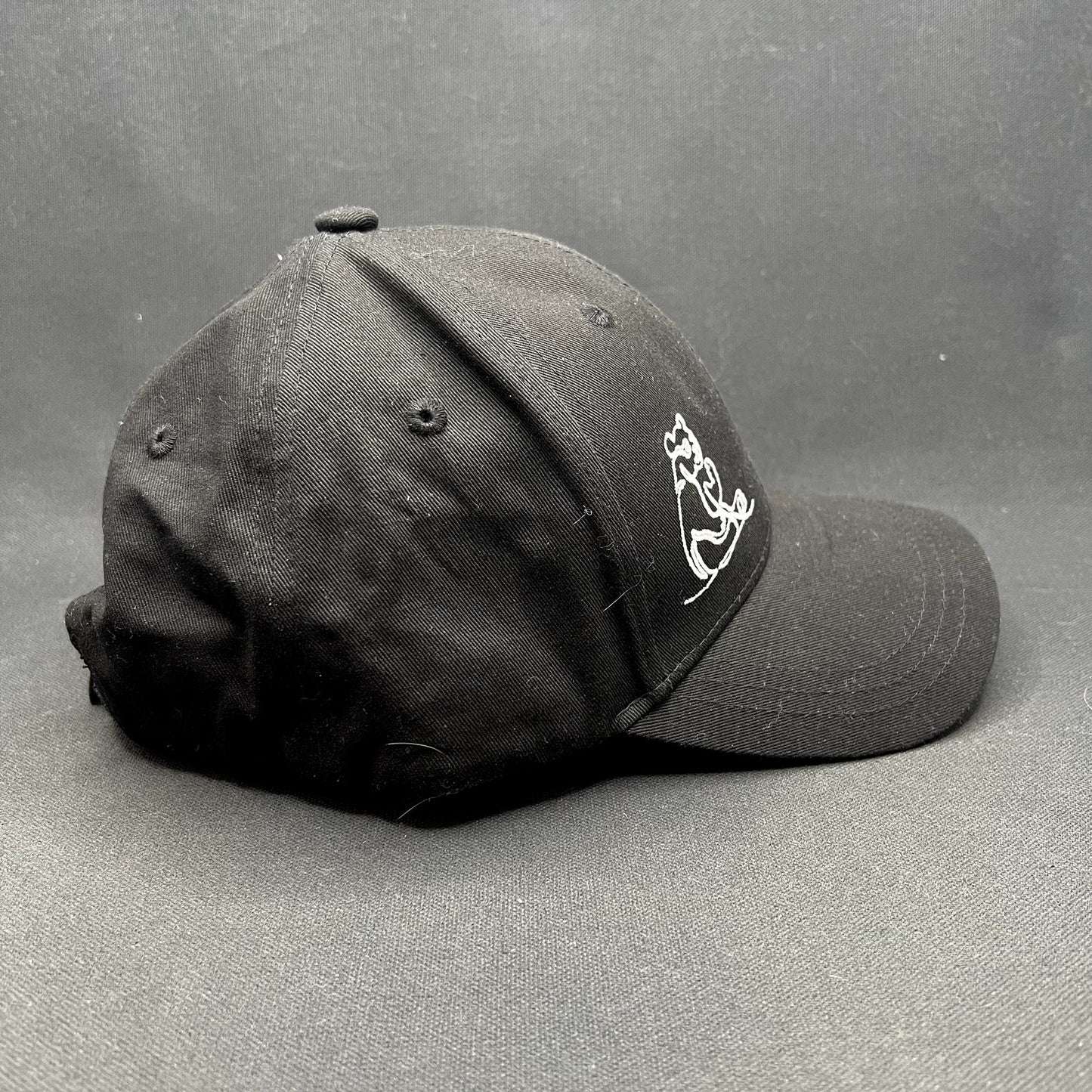 Ocean Park Hong Kong Panda Strapback Hat Black Embroidered Souvenir Cap