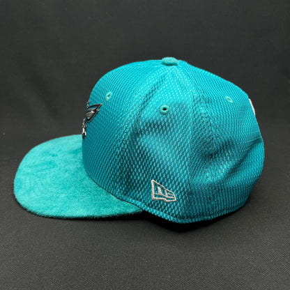 Charlotte Hornets New Era 9FIFTY On Court Snapback Teal NBA Hat