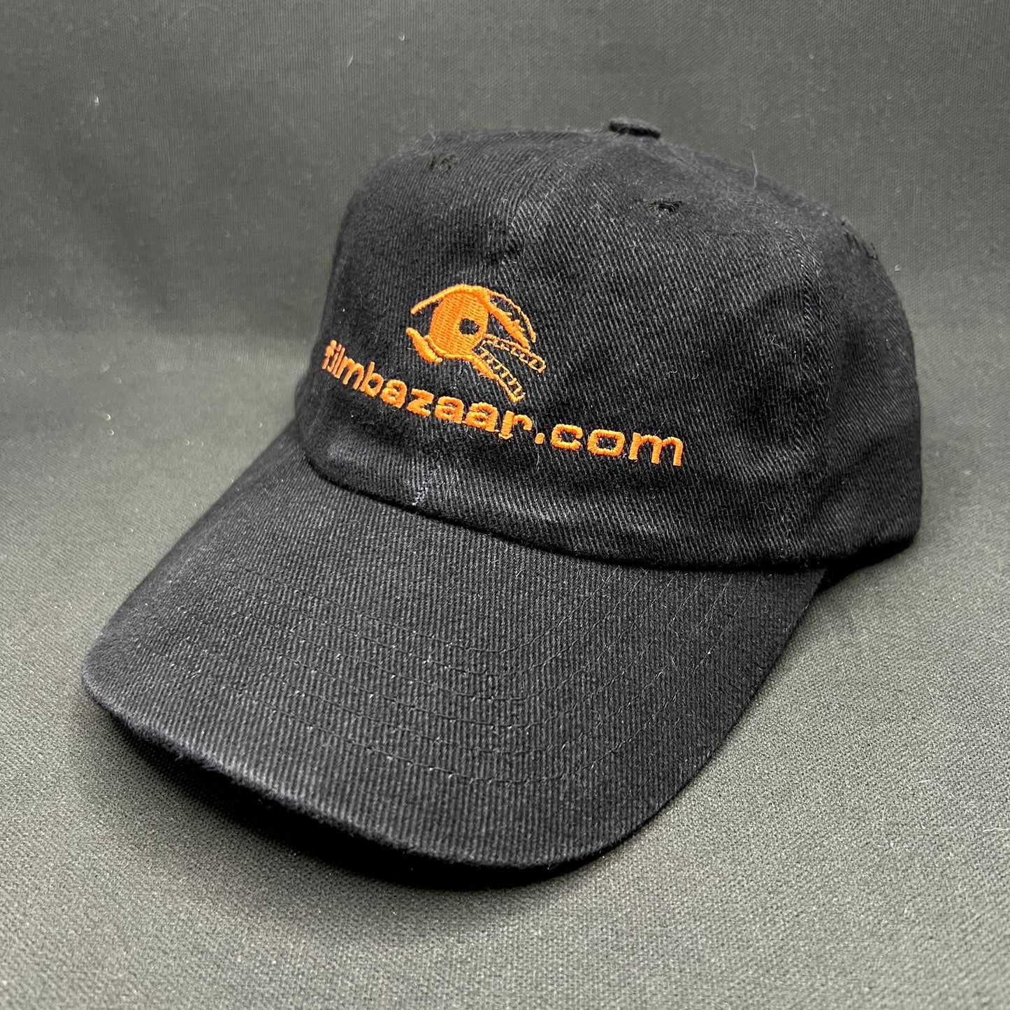 Vintage FilmBazaar.com Strapback Hat Black Orange Movie Film Promo Cap