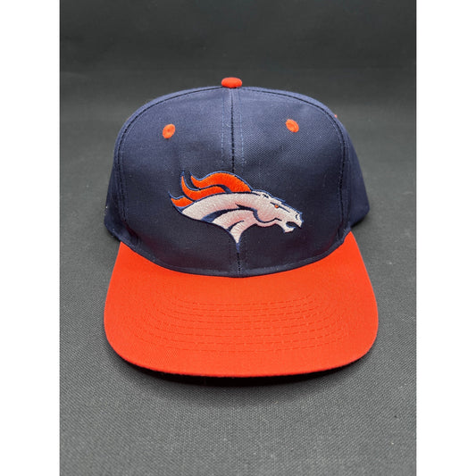 Vintage Denver Broncos Logo Athletic Snapback – Navy & Orange NFL Licensed Hat