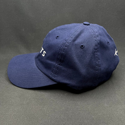 NetJets Private Aviation Leather Strapback Hat Corporate Pilot Jet Cap