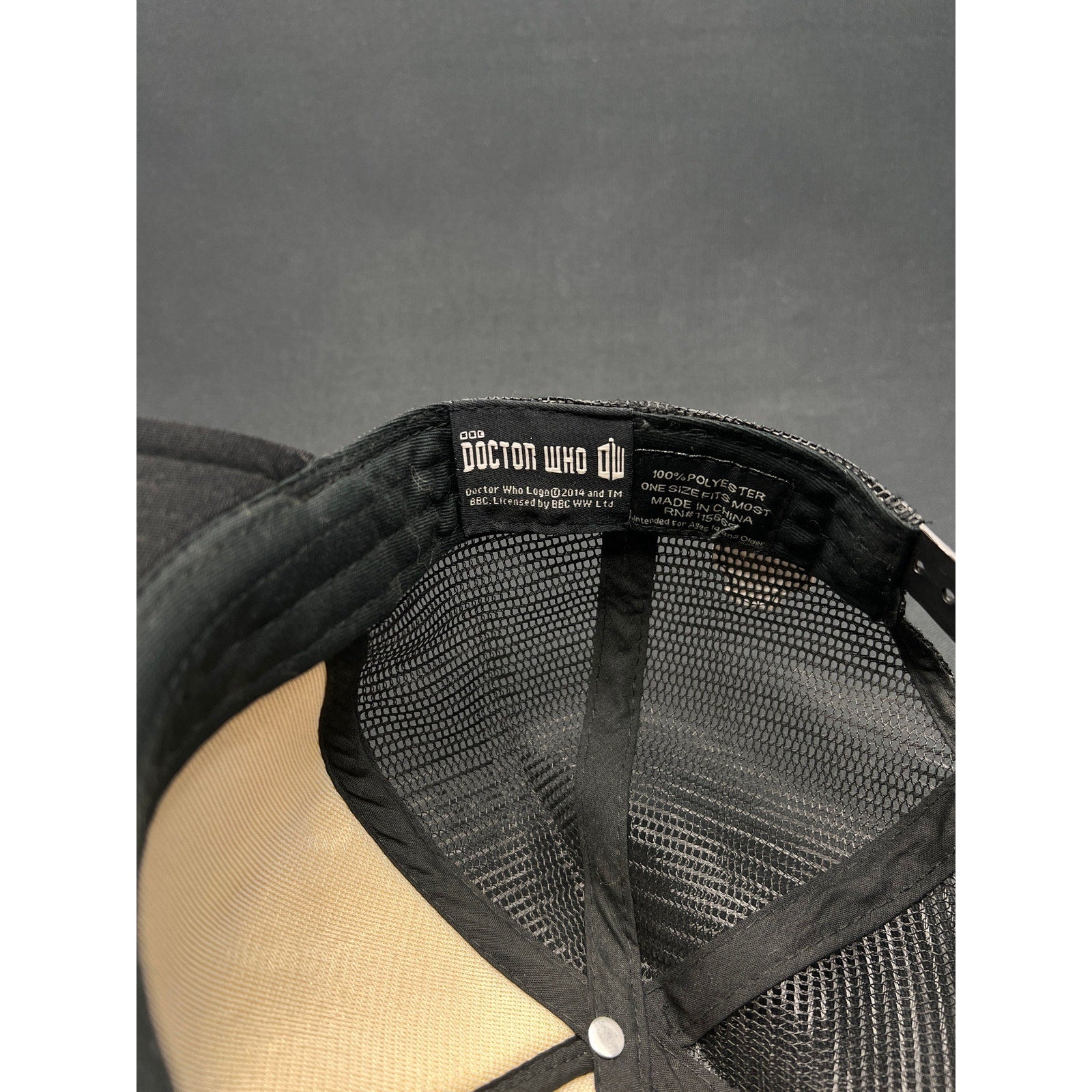 Doctor Who TARDIS Union Jack Trucker Hat – BBC Licensed Mesh Snapback (2010s)